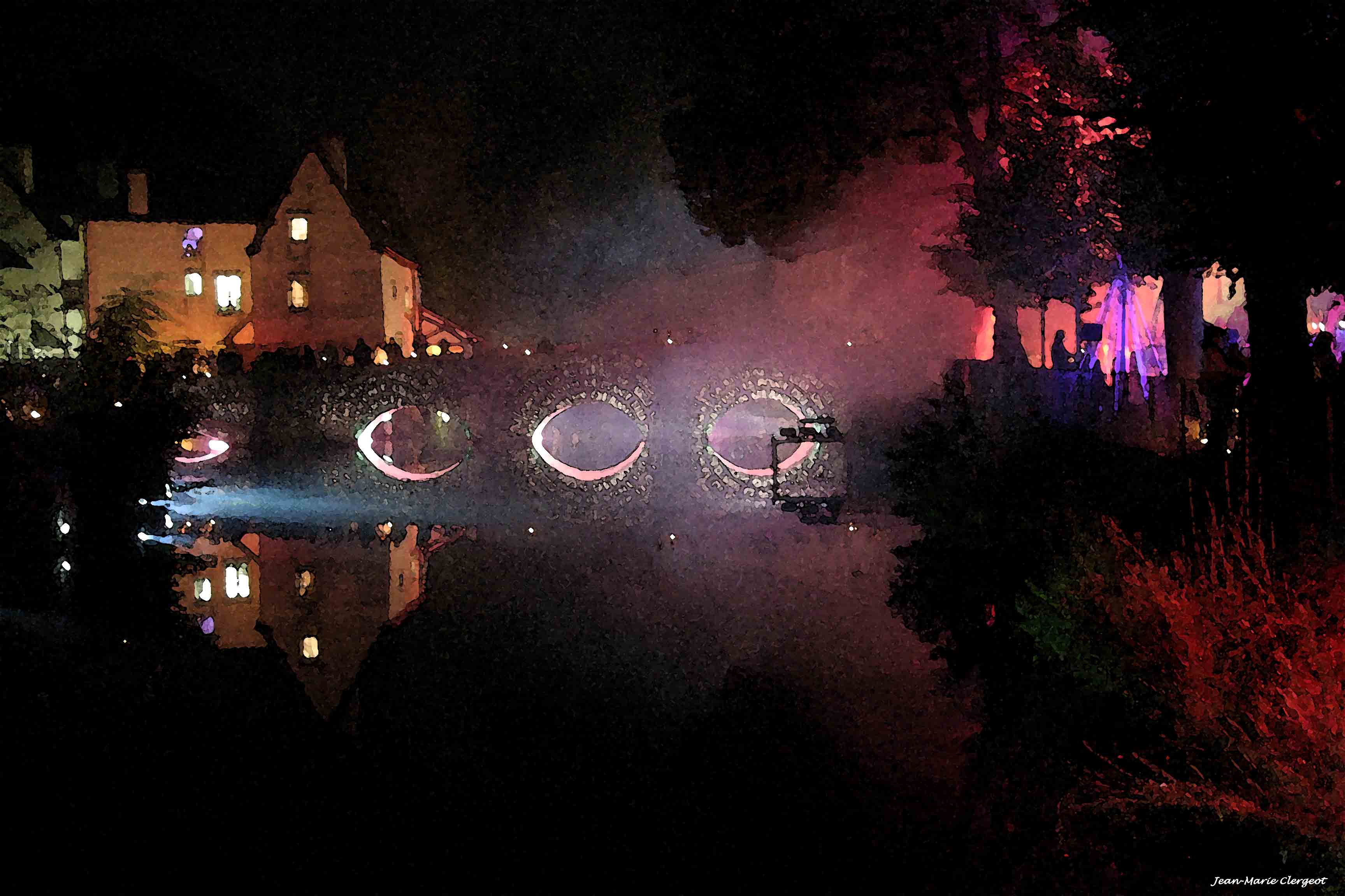 2008 1038 - (Chartres) Fête de la lumière - Les Ponts de l'Eure