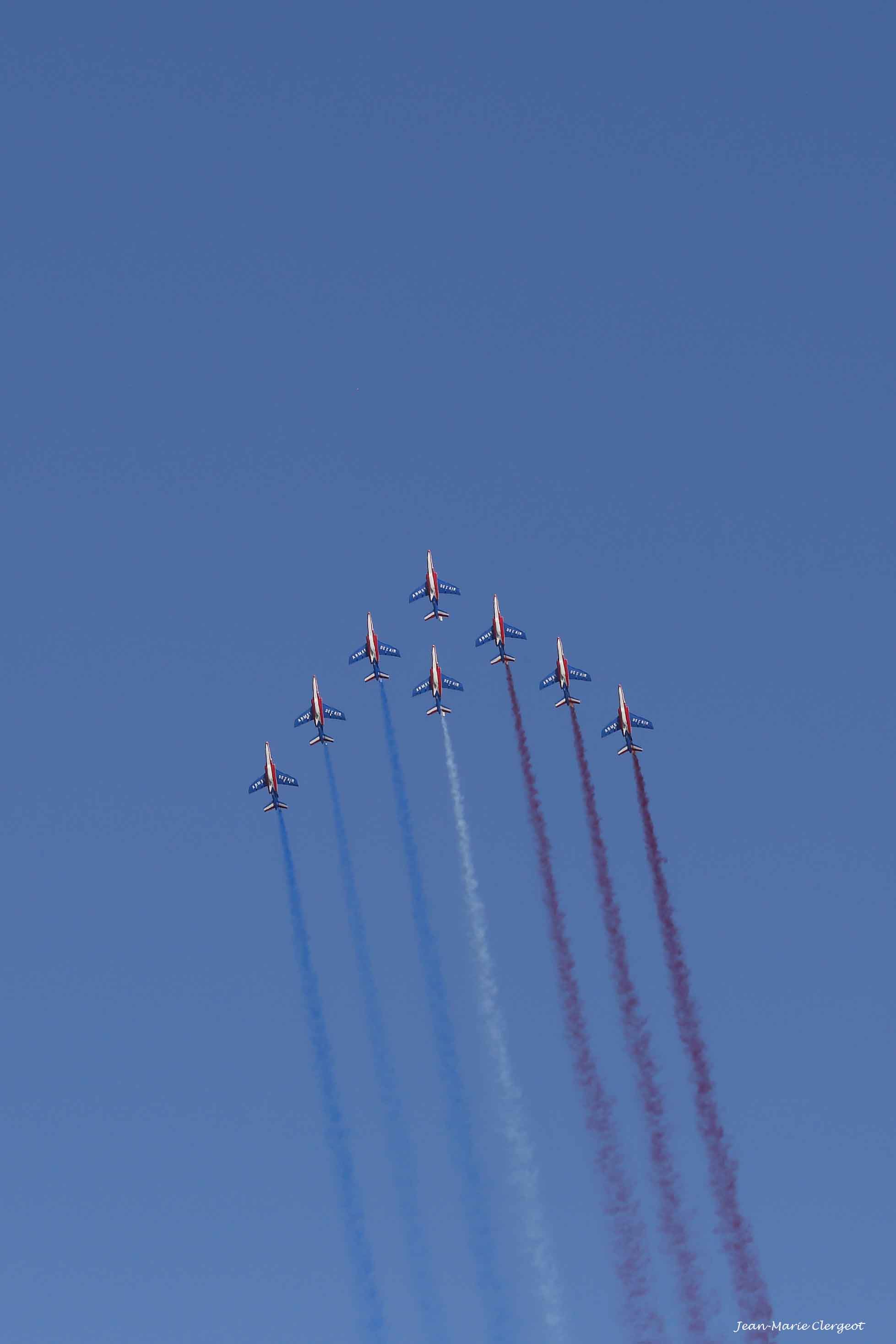 2018 0948 - (Les Mureaux) Fête de l'Air - La Patrouile de France - Chandelle