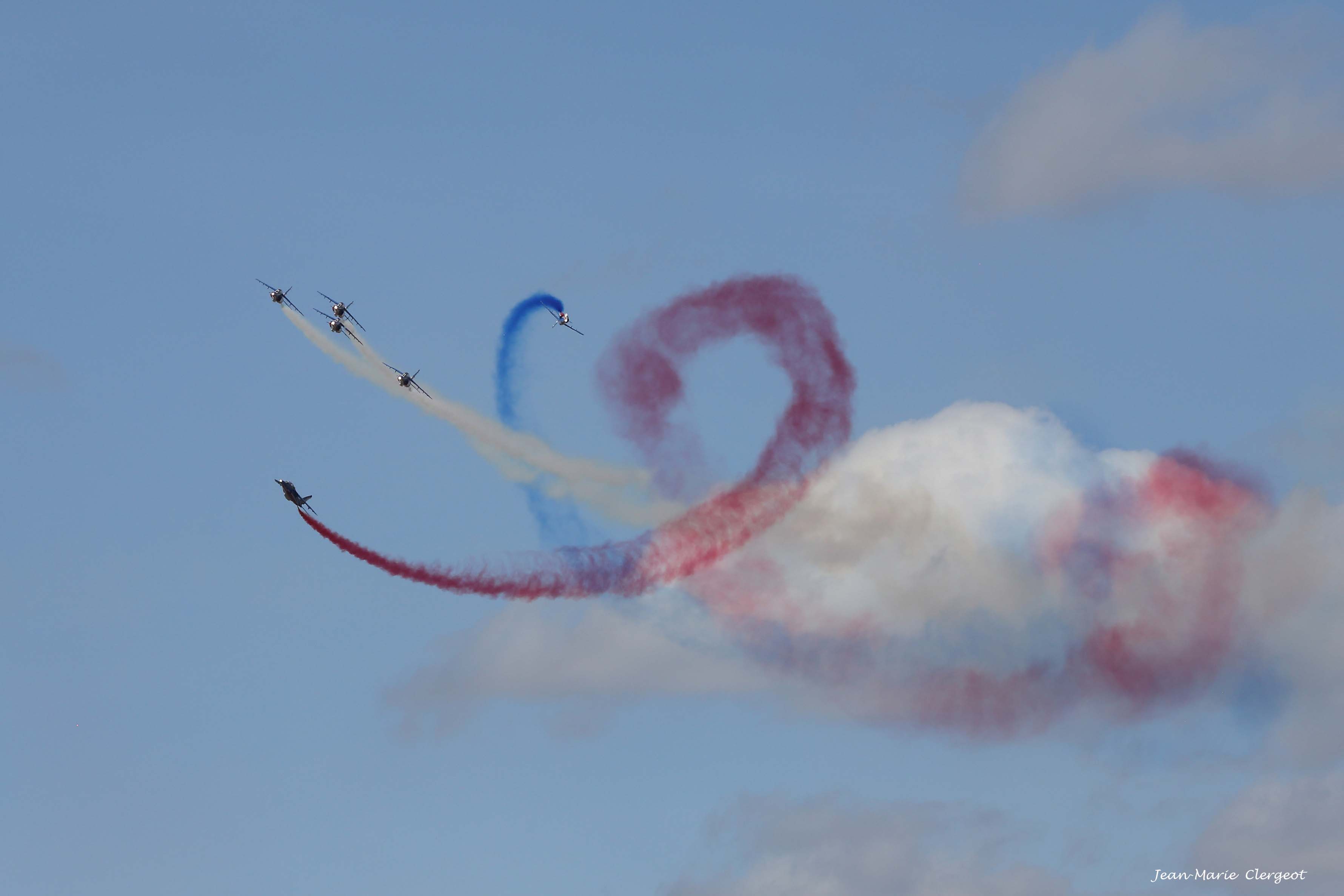 2018 999rec - (Les Mureaux) Fête de l'Air - La Patrouile de France - Boucle 2ème mouvement