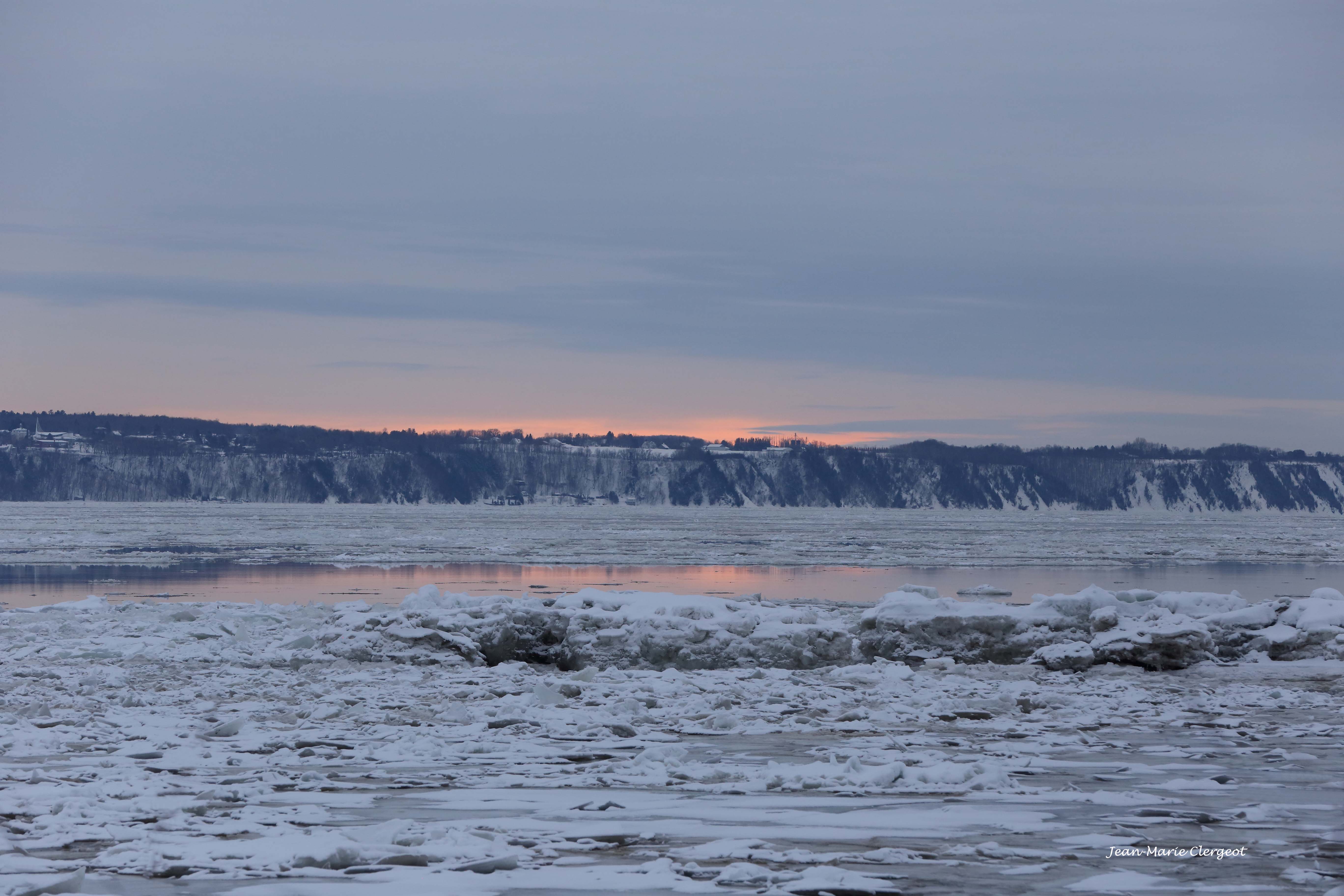 2020 0124 - (Québec) Le Saint-Laurent au soleil couchant