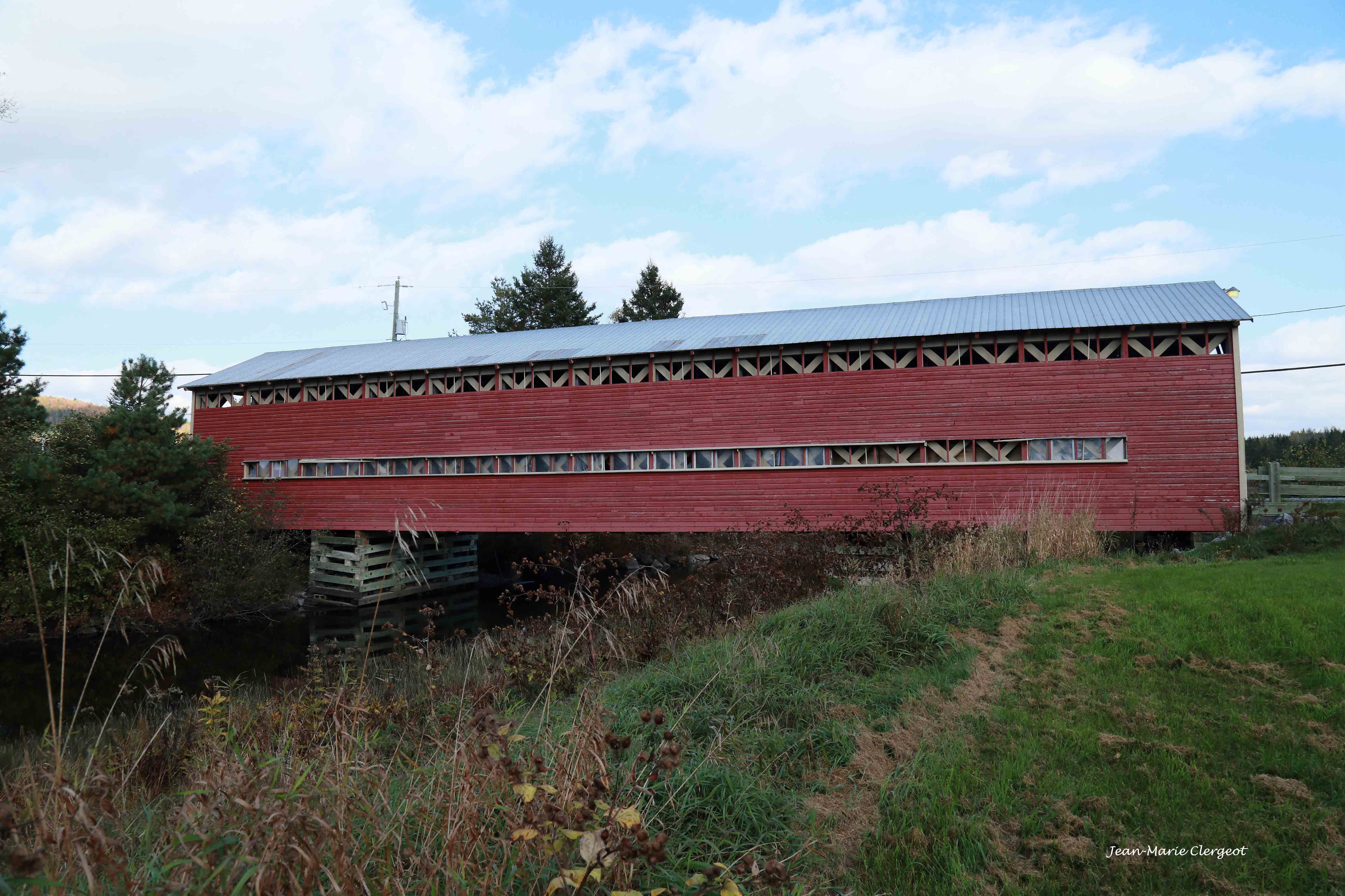 2023 1128 - (Lac Thibault) Pont couvert Romain Caron (1940)