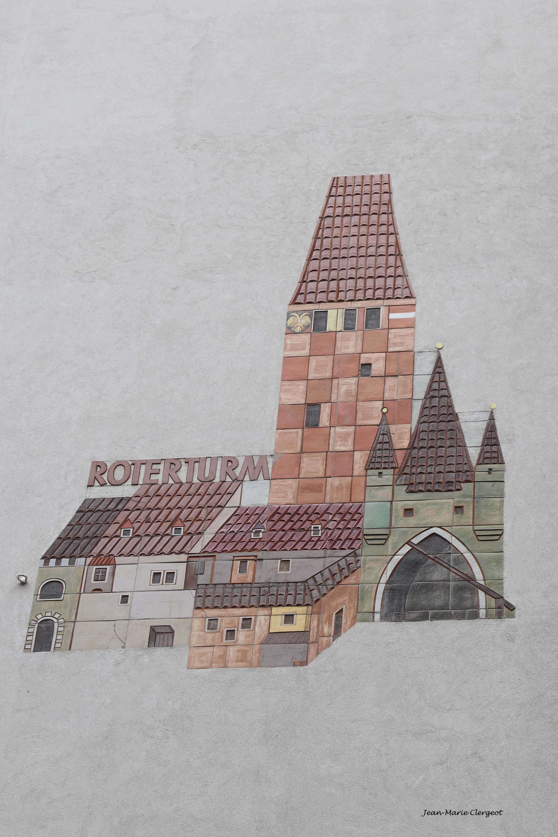 2025 0656 - (Vienne, Autriche) Mosaïque dans la rue Rotentum